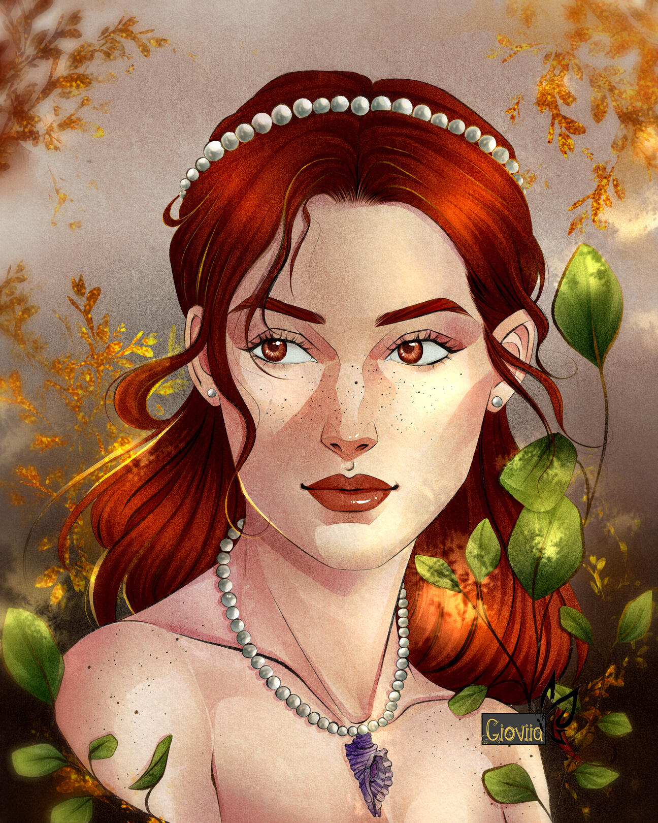 Portrait of Emy, @ereidiam' s oc 2023