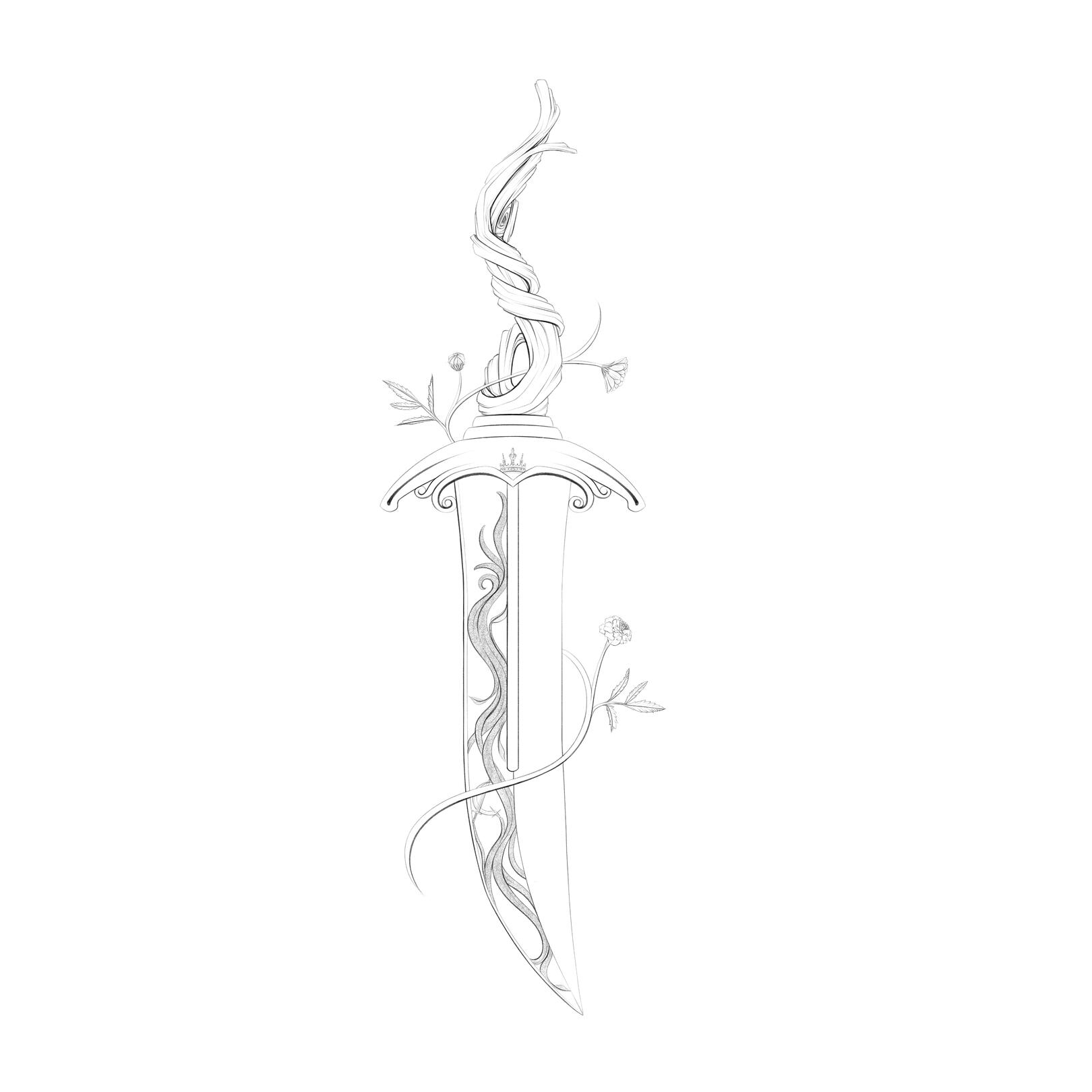 CH for the book Of The Curse Or the Crown by Vanessa B Lacey
